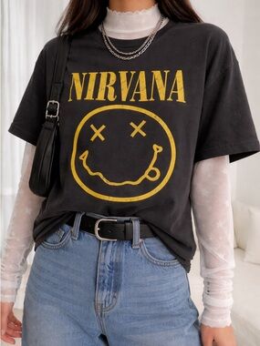 Mesh White Star Long Sleeve Layering Piece